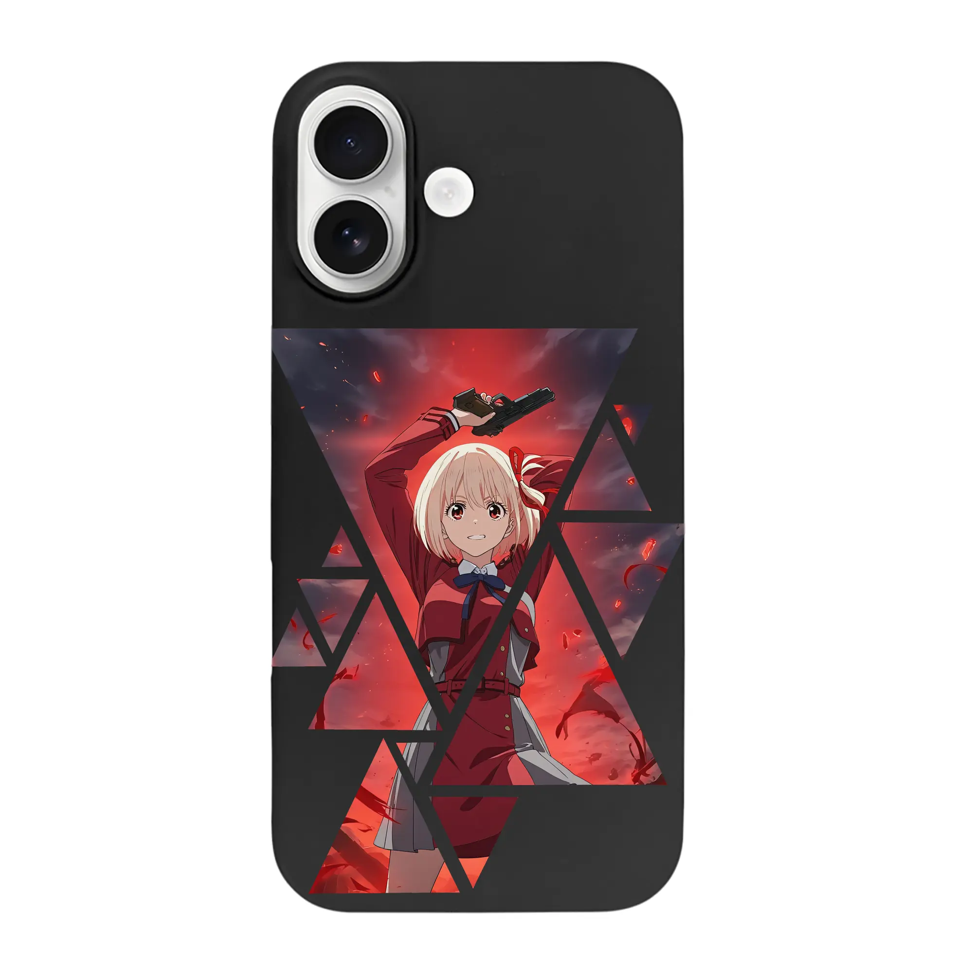 リコリス・リコイル グッズ,錦木千束 - iPhone 17 シリーズ シリコンケース 薄型 耐衝撃 指紋防止 ソフトタッチカバー 精密フィット 傷防止 保護ケース iPhone 17/17 Air/17 Pro/17 Pro Max 対応